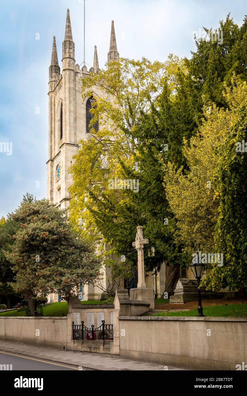 Windsor Parish Church of St John the baptist in der Nähe von Windsor Castle, Windsor, Berkshire, England, Großbritannien Stockfoto