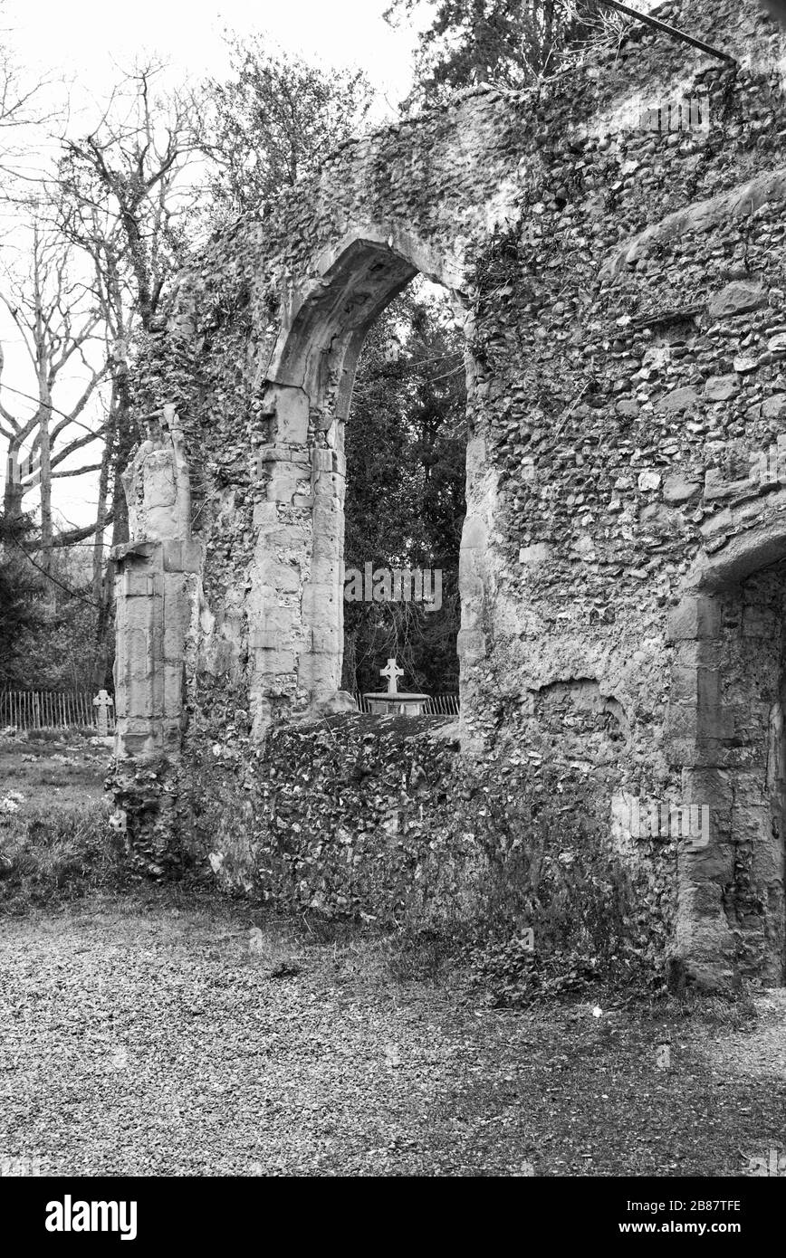 Fotos, die in und um das kleine Dorf Ayot St Lawrence in Hertfordshire UK aufgenommen wurden Stockfoto