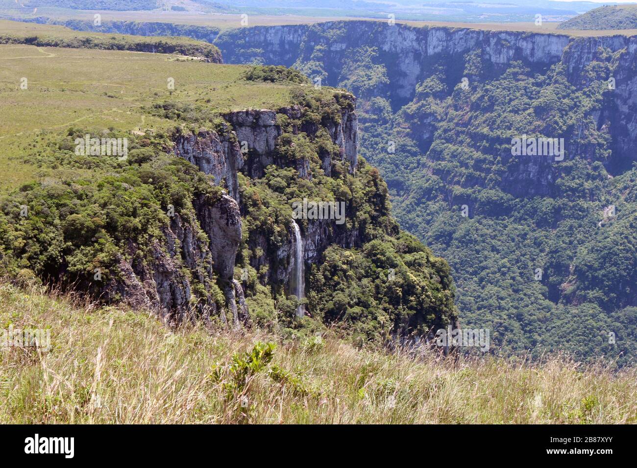 Das ist die Festung Aparados! Dort befindet sich der Serra-Geral-Nationalpark. Rio Grande do Sul, Brasilien, America Latina Stockfoto