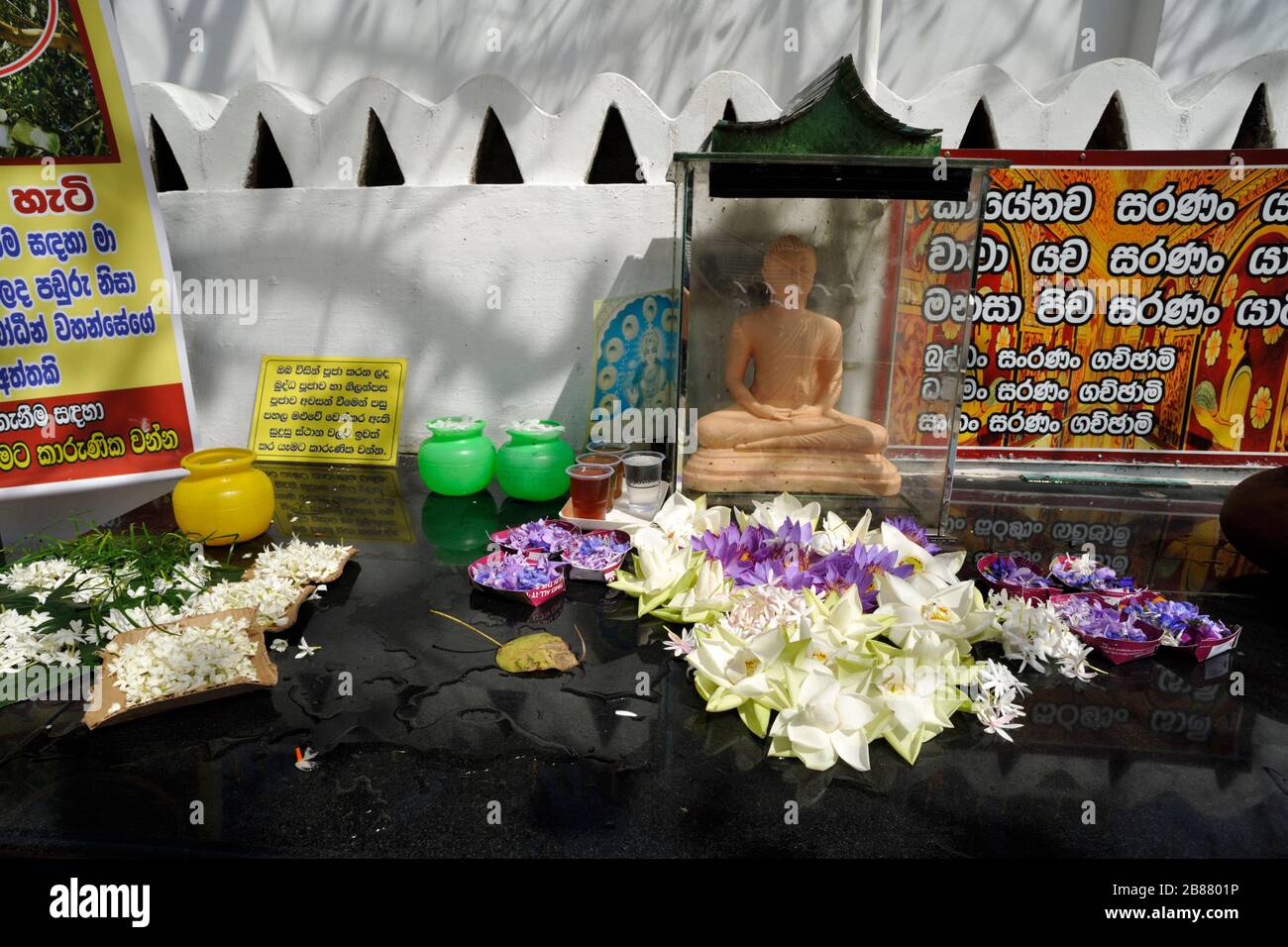 Sri Lanka, Kandy, Pattini Devale, Neth Boodiya Tempel Stockfoto