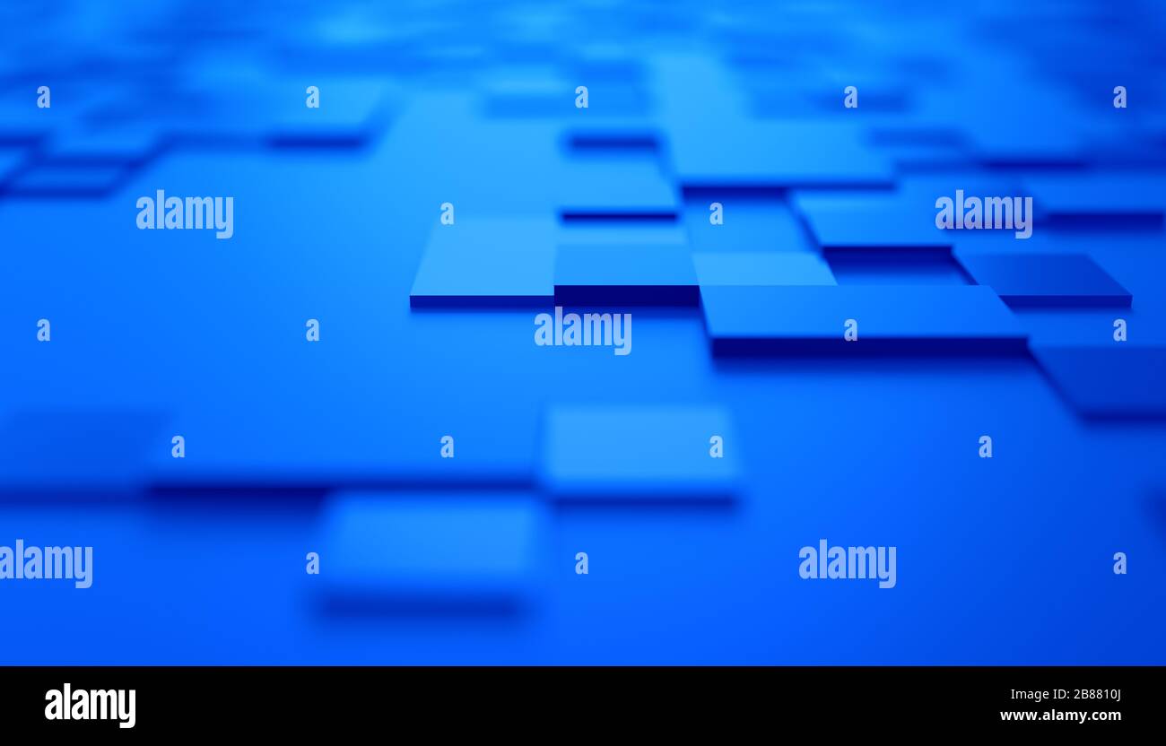 Abstraktes 3D-Rendering, futuristisches Design, moderner Hintergrund Stockfoto