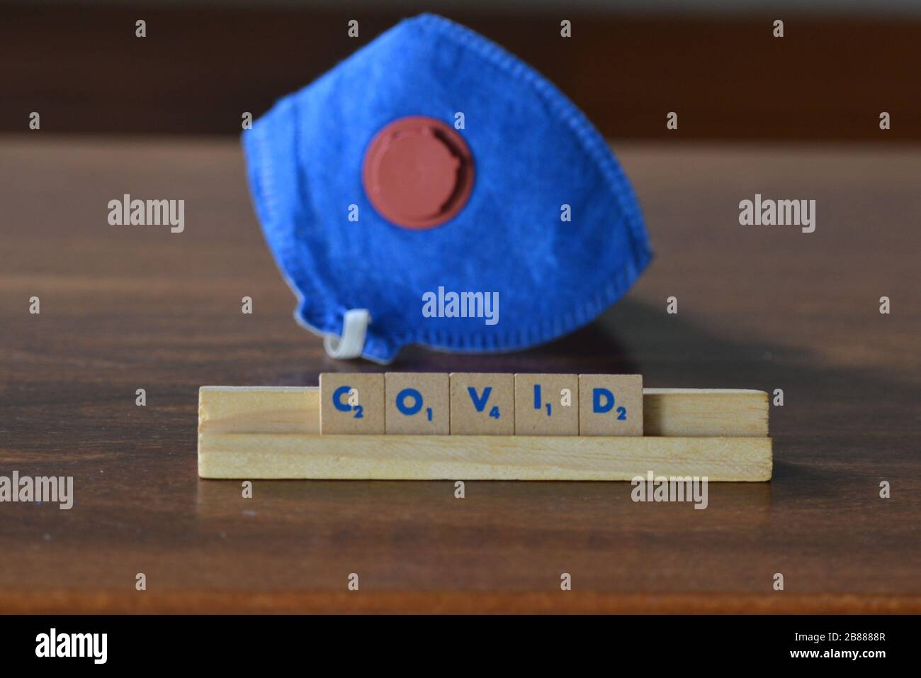 Tokyo-Japan, 19. März 2020, Coronavirus Warnungen in Kinder-Kreuzworträtsel-Spielen Stockfoto