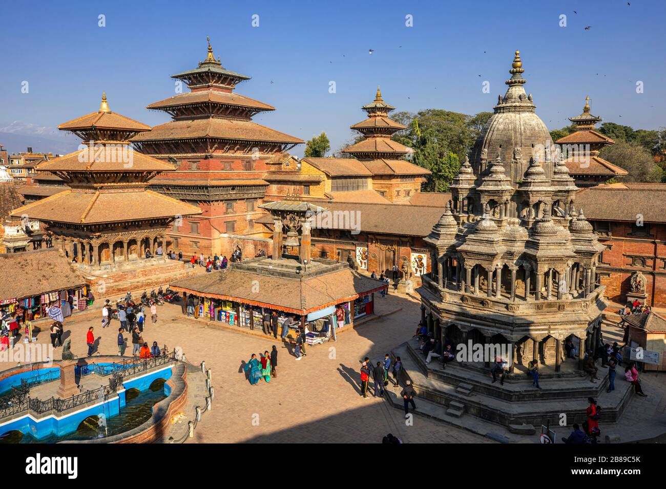 Patan Durbar Square, Kathmandu, Nepal Stockfoto