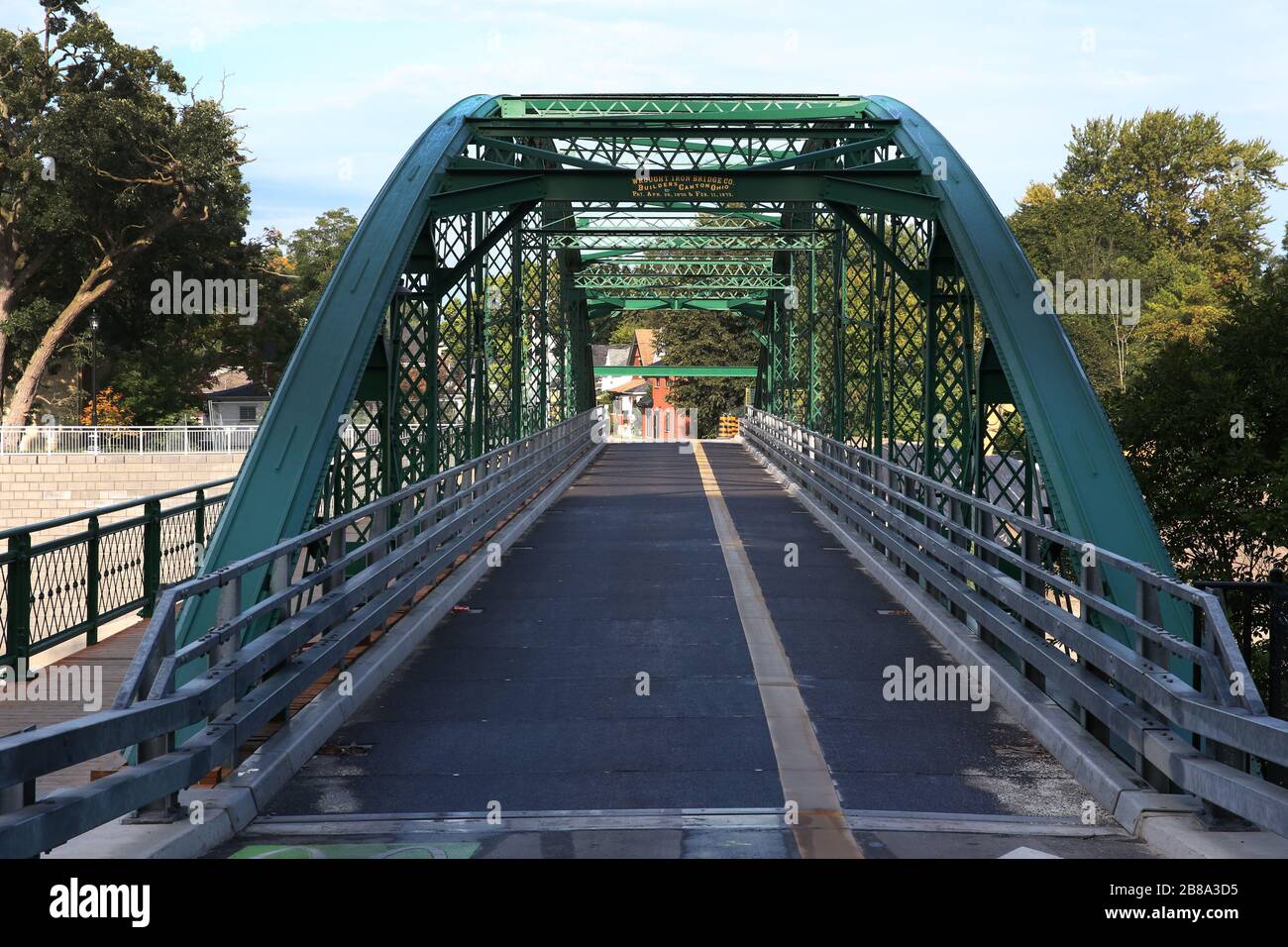 Blackfriars Street Brücke nach dem Wiederaufbau geöffnet Stockfoto