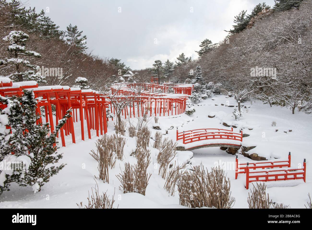 Takayama-Inari-Schrein Aomori Japan Stockfoto