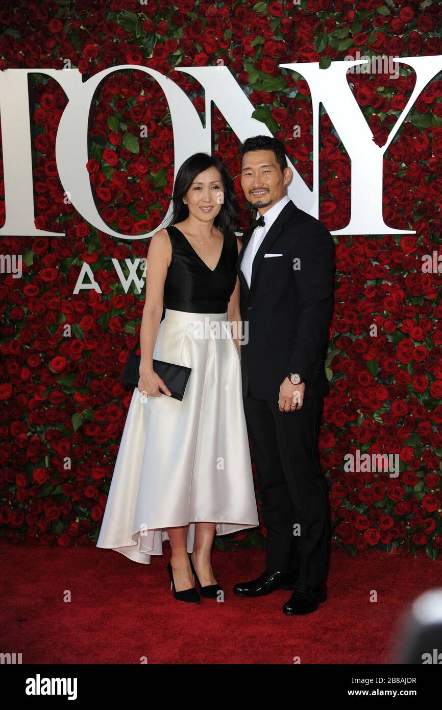 NEW YORK, NY - 12. JUNI: Daniel Dae Kim nimmt am 12. Juni 2016 in New York City an den 70. Jährlichen Tony Awards im Beacon Theatre. Personen: Daniel Dae Kim Stockfoto