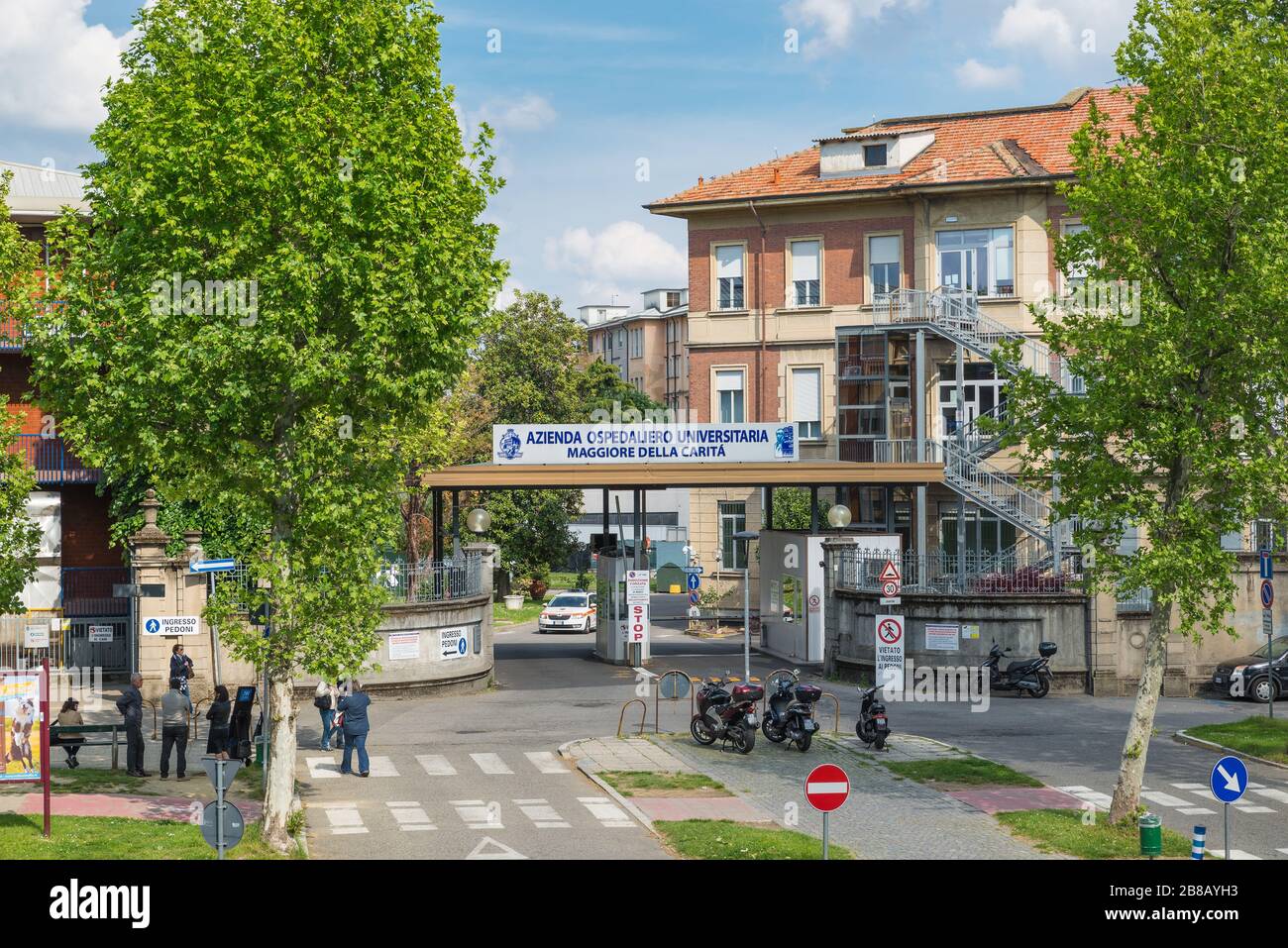 Norditalien-Krankenhaus, Novara, Piemont Stockfoto