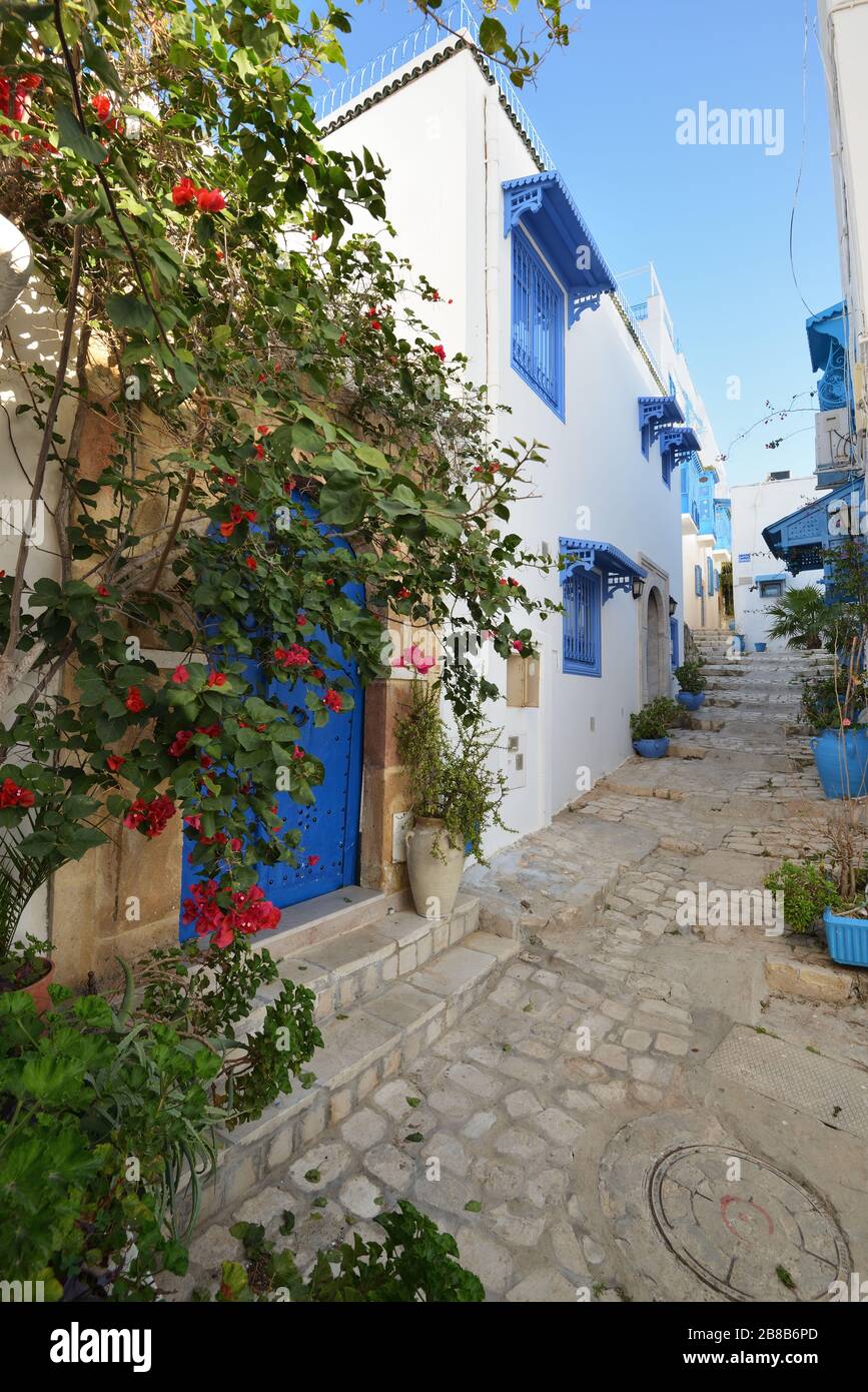 Sidi Bou Said, Tunesien Stockfoto