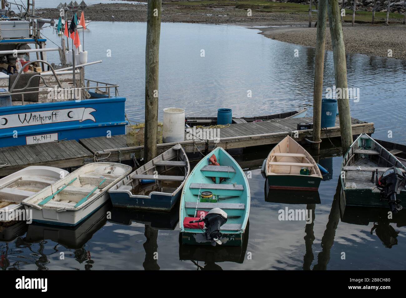 An der Küste von New Hampshire Stockfoto