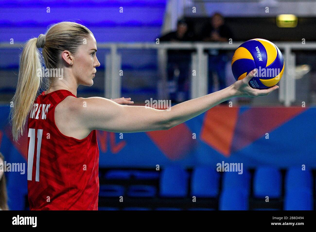 andrea drews (usa) während der Saison 2019/20 der Volleyball-Nationalteams, Volleyball Intenationals in conegliano (tv), Italien, 01. Januar 2020 Stockfoto