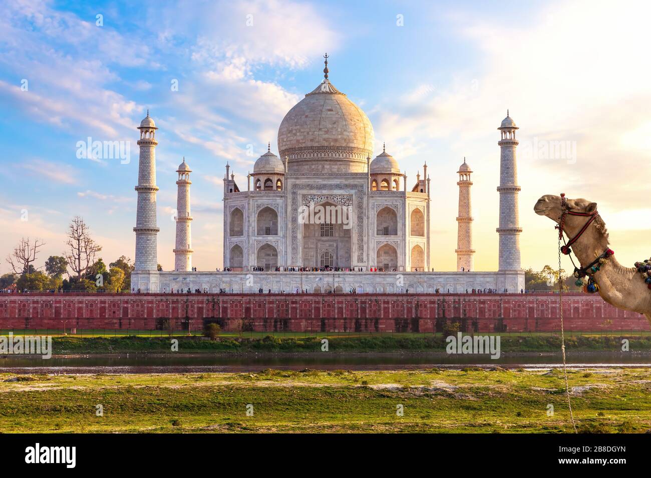 Taj Mahal, exotischer Ort in Indien, Agra Stockfoto