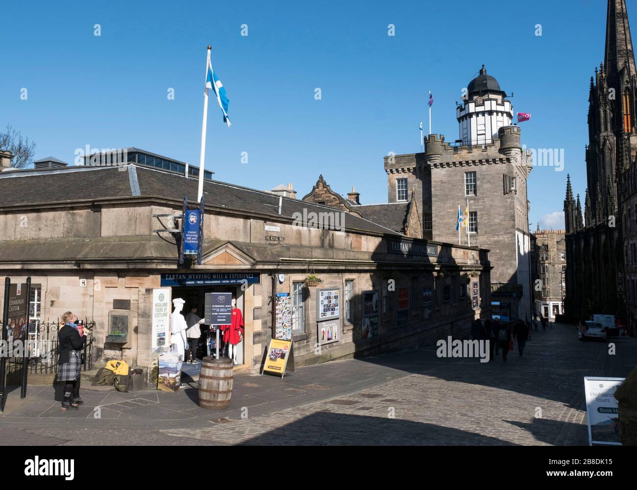 Camera Obscura & World of Illusions, Castlebill, Royal Mile, Edinburgh. Stockfoto