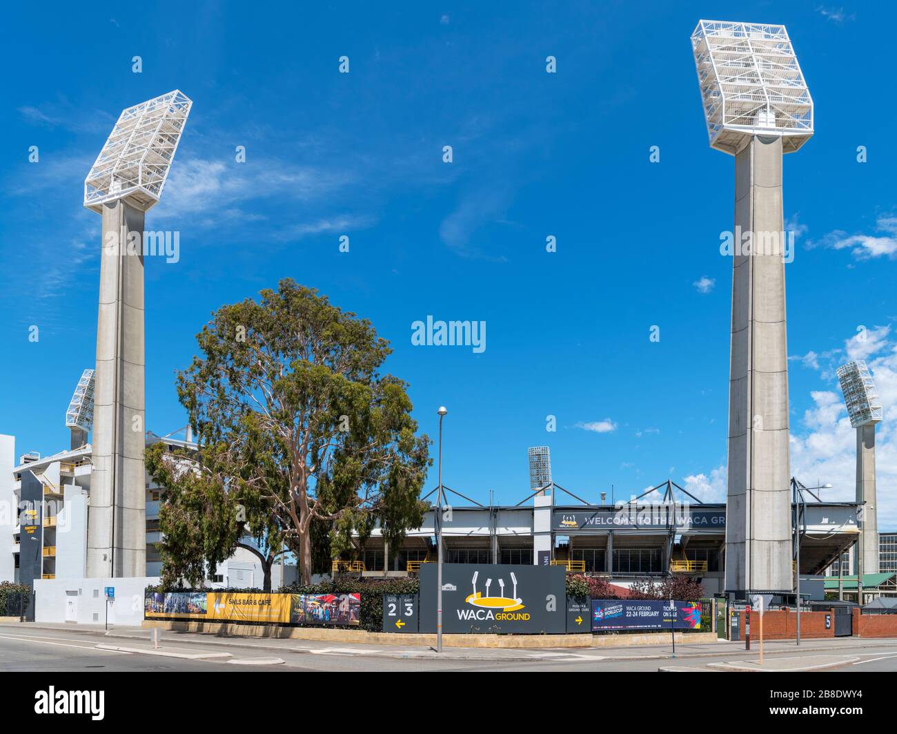 Der WACA Ground (Western Australia Cricket Association Ground), Perth, Western Australia, Australien Stockfoto