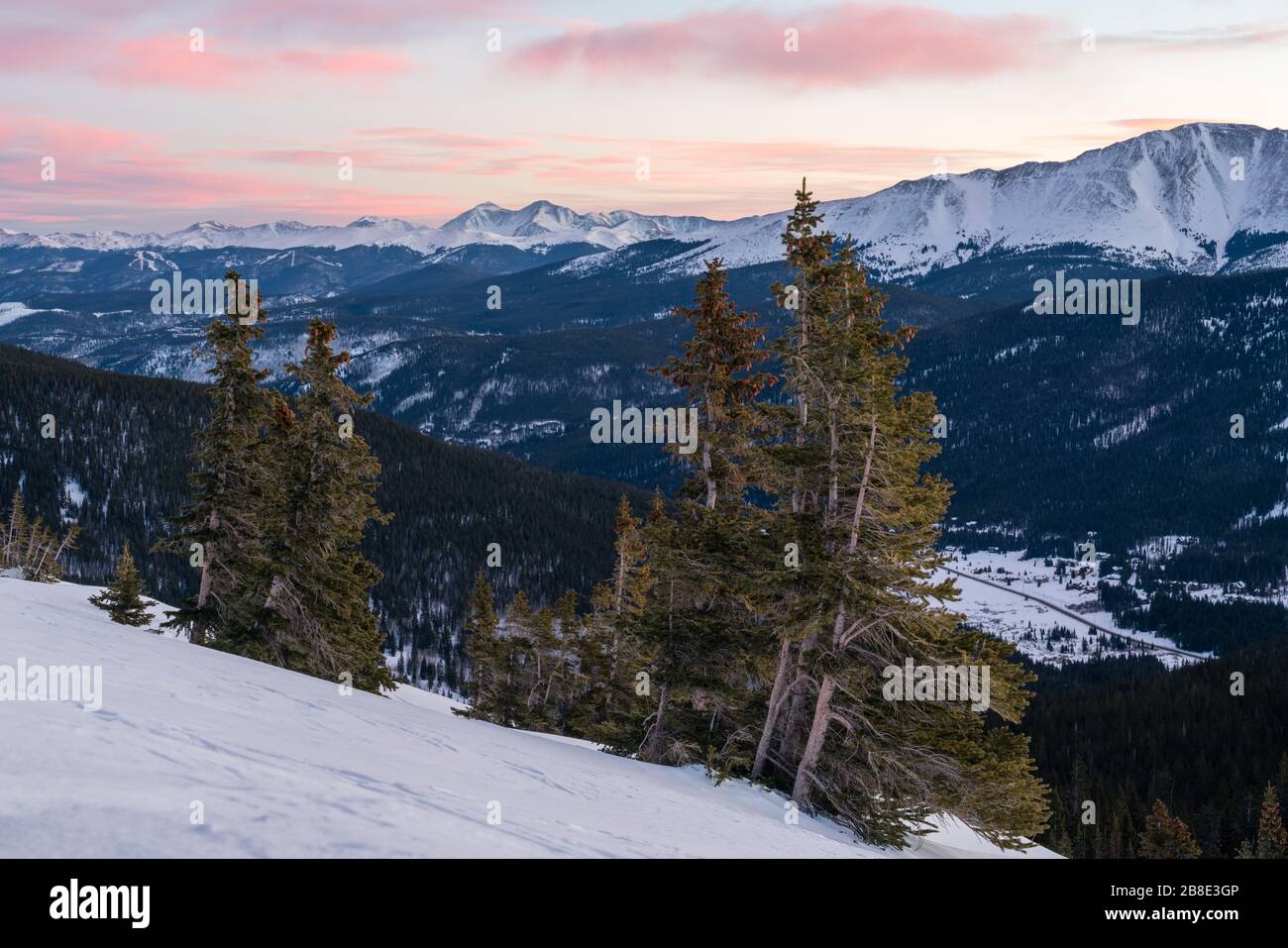 Einer der Viertkager von Colorado, der Quandary Peak liegt direkt südlich von Breckenridge, Colorado Stockfoto