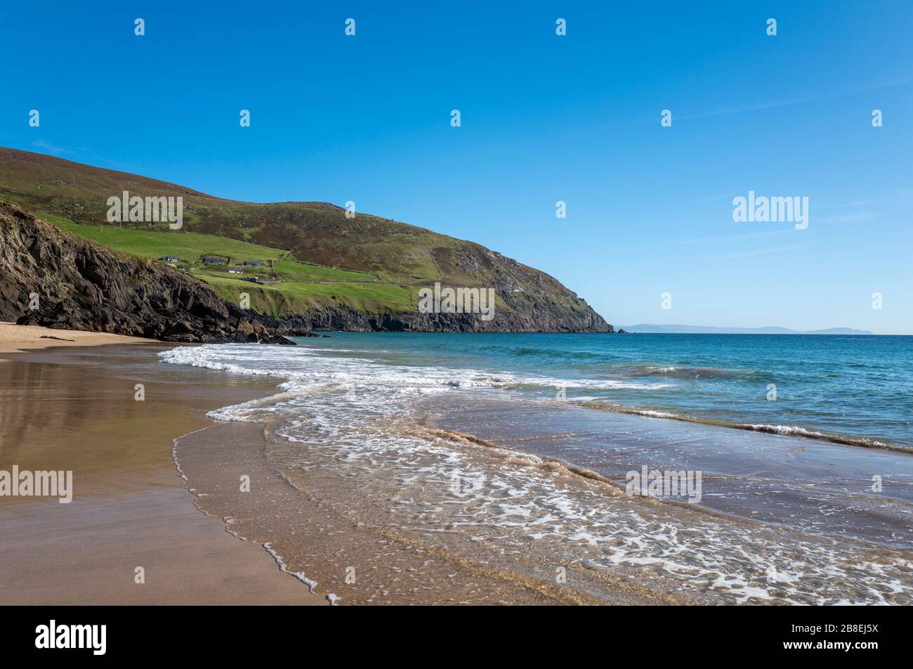 Coumeenoole Beach, Coumeenoole North, Co. Kerry, Irland Stockfoto