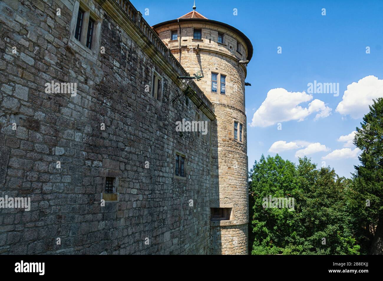 Schloss Hohentübingen in Tübingen in Deutschland Stockfoto