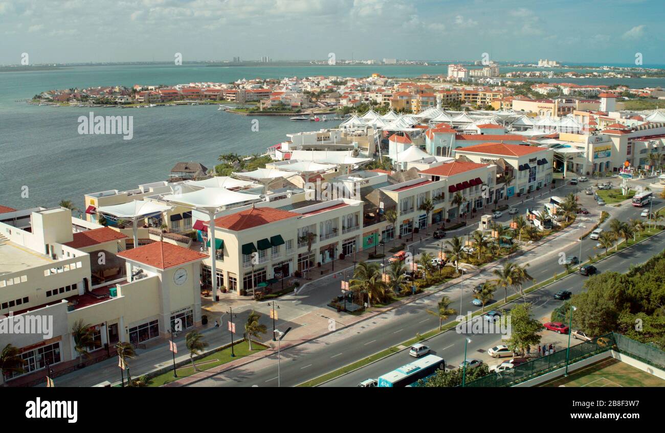 La Isla Mall, Cancun, Quintana Roo, Mexiko Stockfoto
