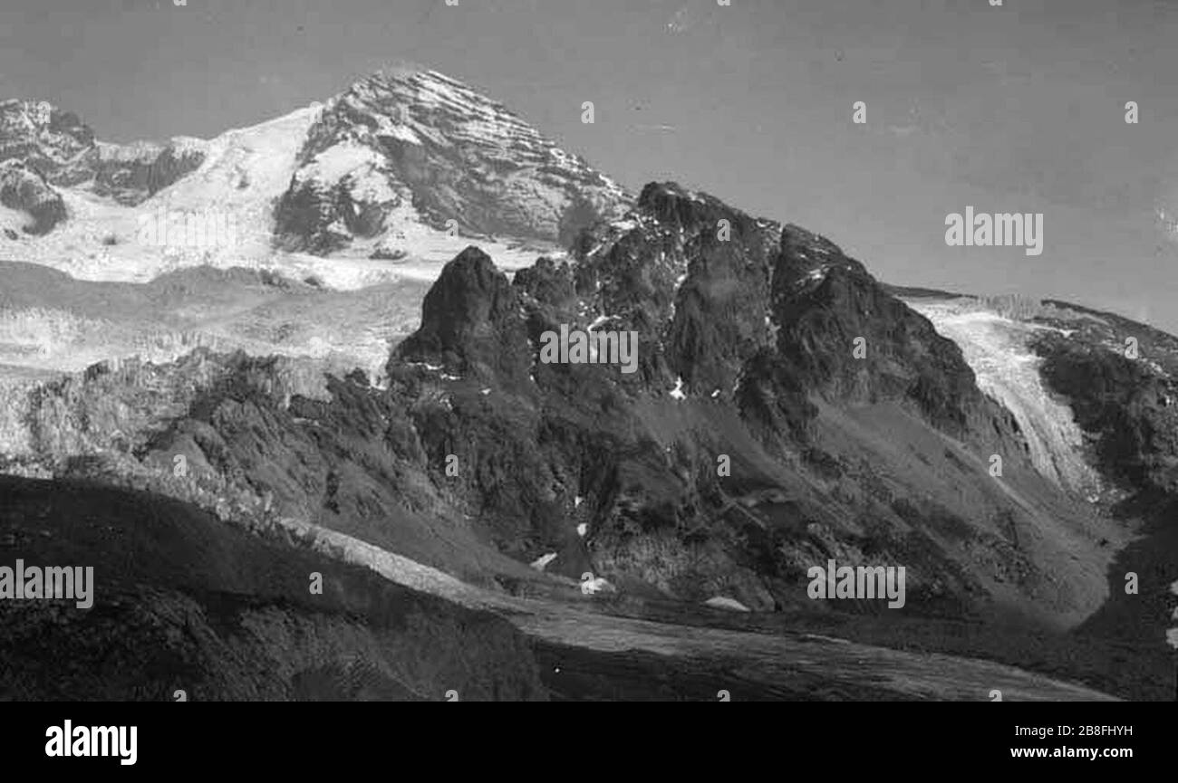 Glacier Island Mt Rainier Oktober 1911 (WASTATE 2268). Stockfoto