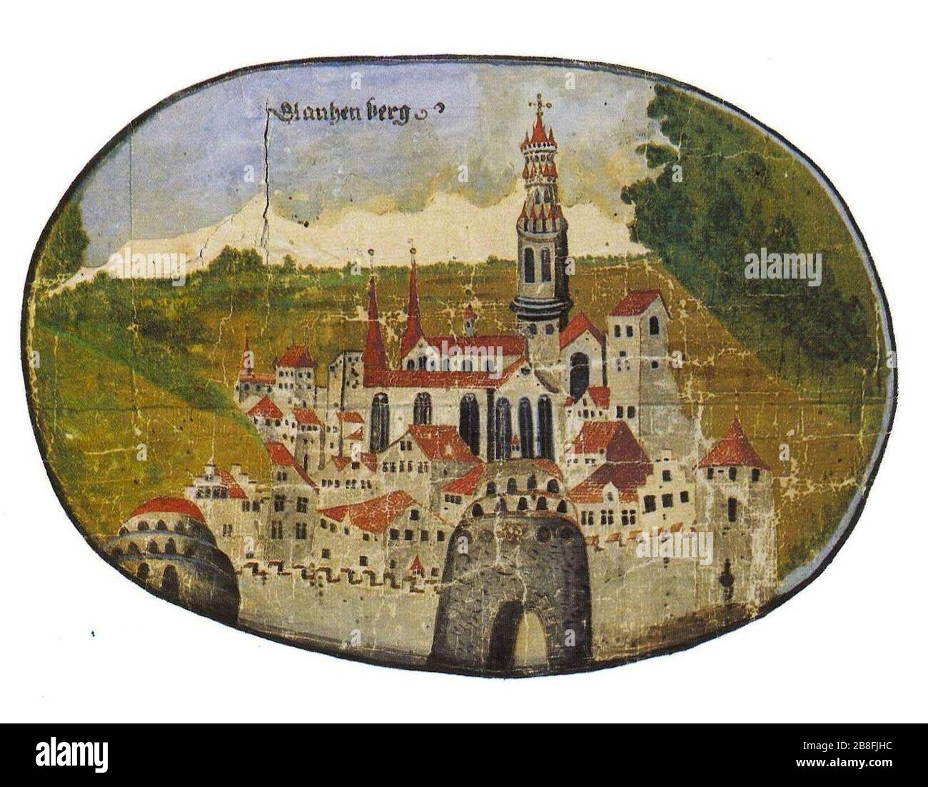 Glanzenberg 1727. Stockfoto