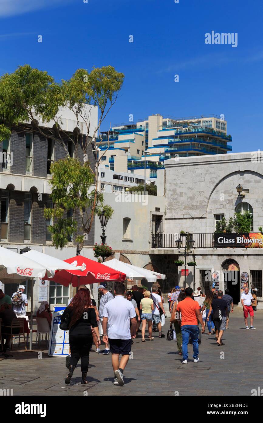 Casemates Square, Gibraltar, Großbritannien, Europa Stockfoto