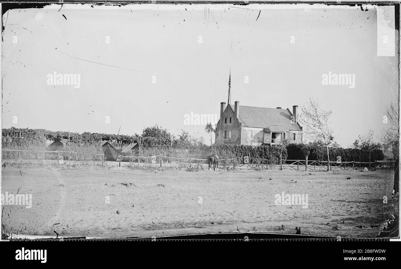 Globe Tavern, in der Nähe von Petersburg, Va (4209278452). Stockfoto