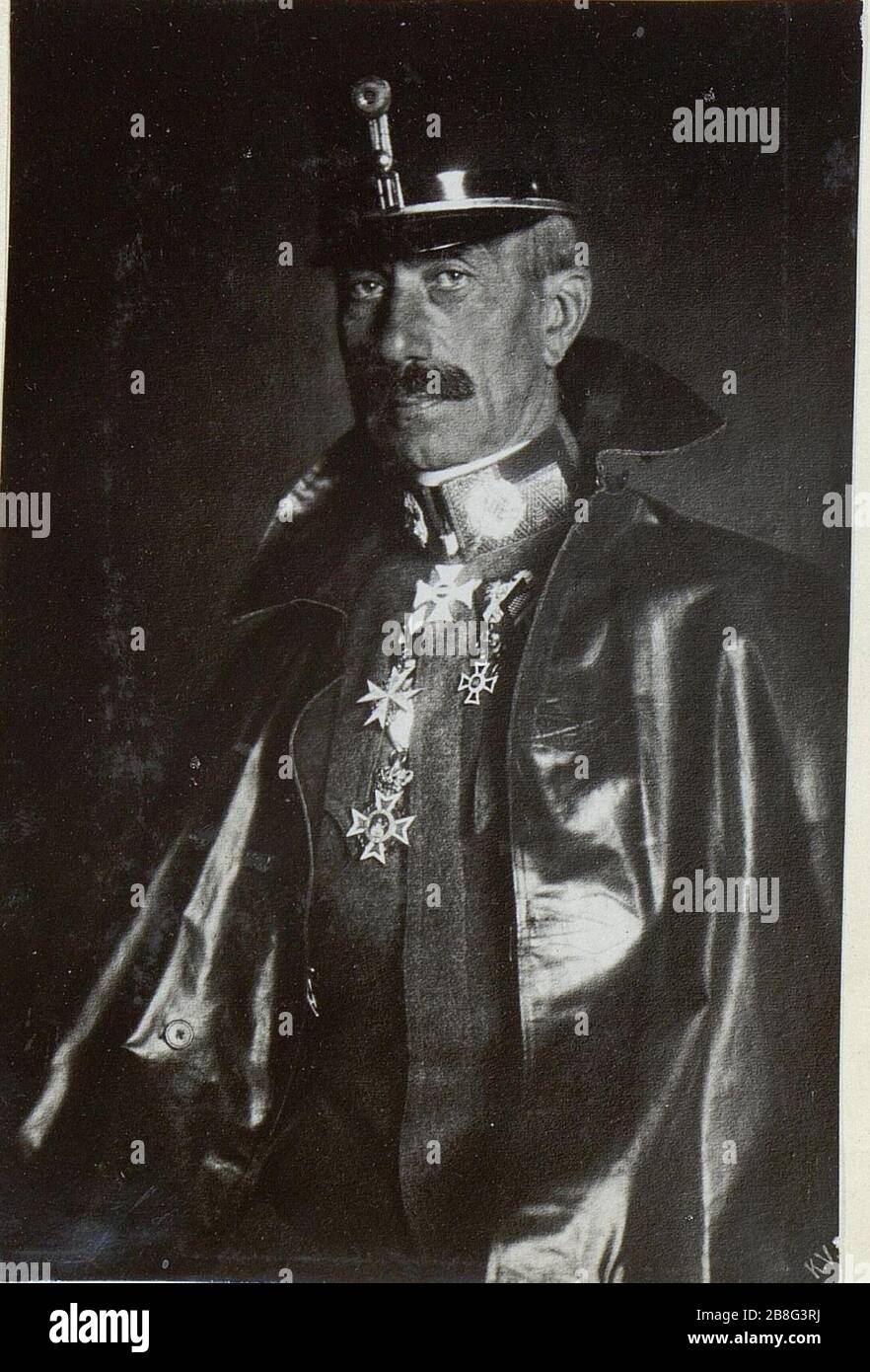 Go.Freih.Böhm Ermolli, Kmdt.d.2.Armee Stockfoto