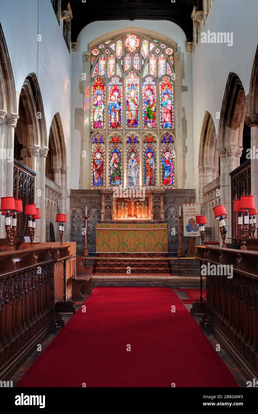 St. Thomas's Church, Salisbury, Hampshire, England, Großbritannien Stockfoto