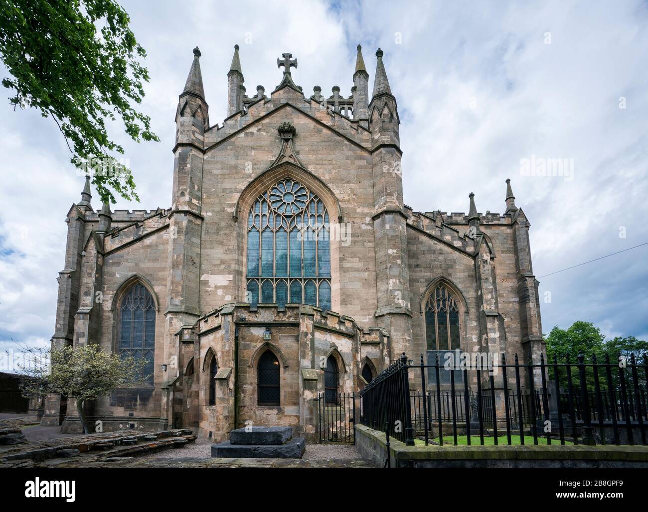 Dunfermline Abbey, eine Church of Scotland Parish Church, Dunfermline; Kingdom of Fife; Fife; Scotland; UK; Europa Stockfoto