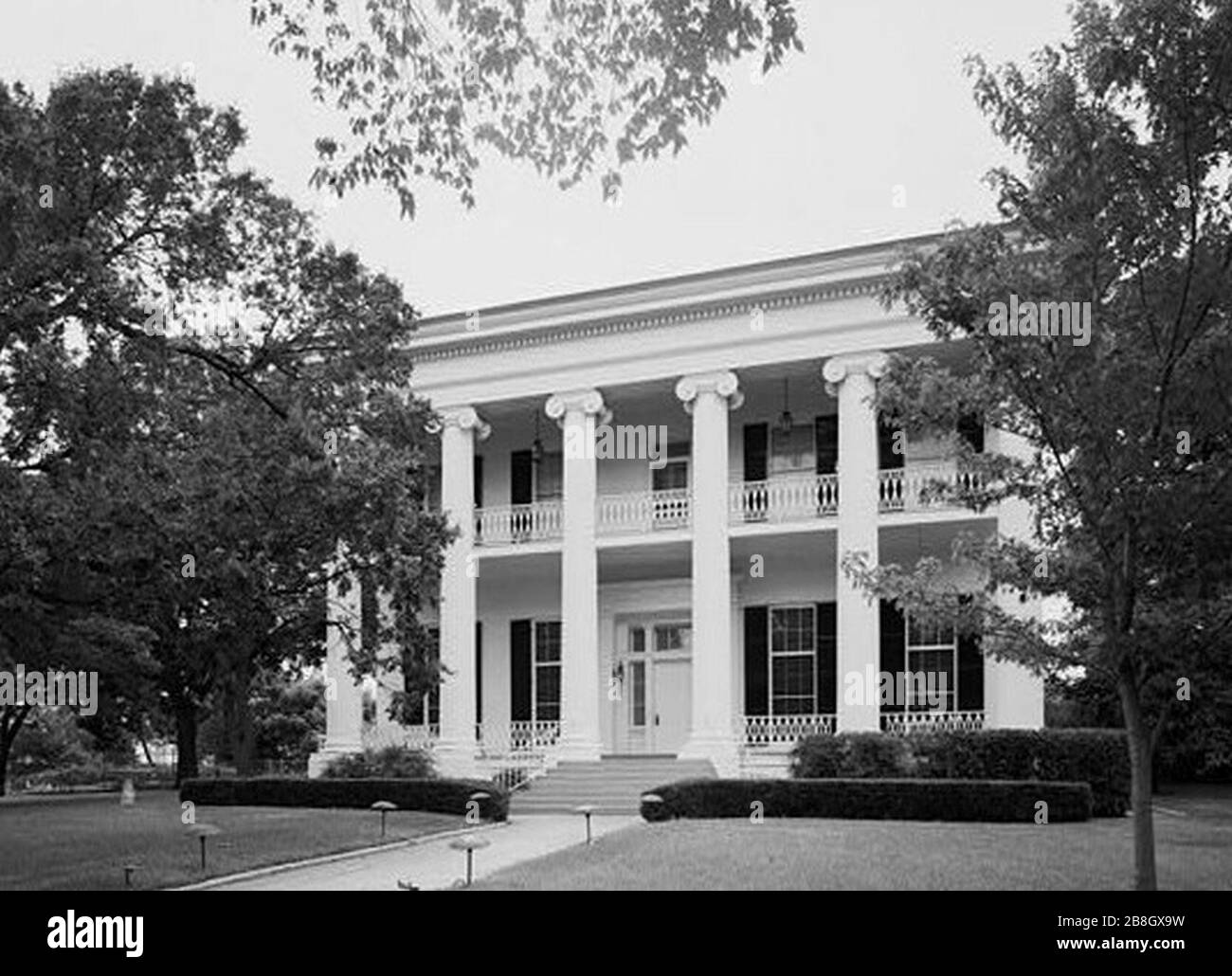 Governor's Mansion 1010 Colorado Street Austin (Travis County Texas). Stockfoto