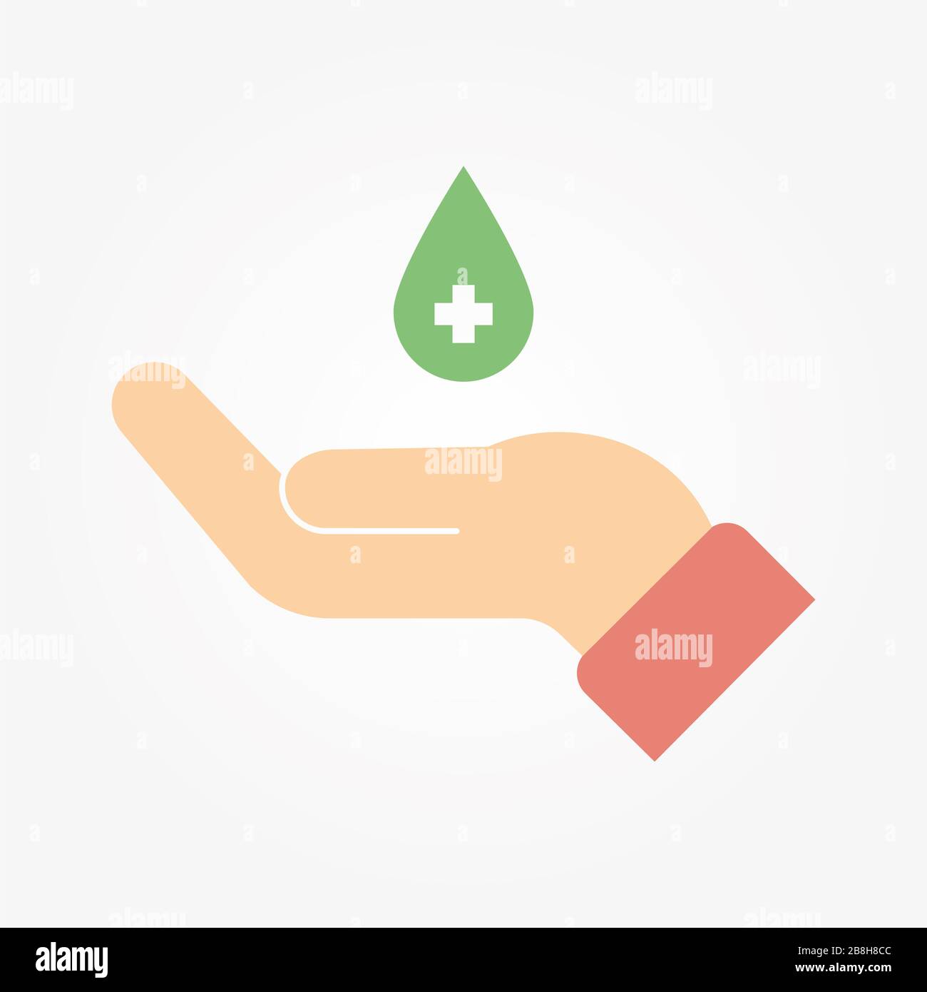 Waschen/desinfizieren/desinfizieren Sie Ihre Hände regelmäßig und gründlich, um eine gute Hygiene und Gesundheit zu gewährleisten und eine Infektion mit einem Virus zu vermeiden. Stockfoto
