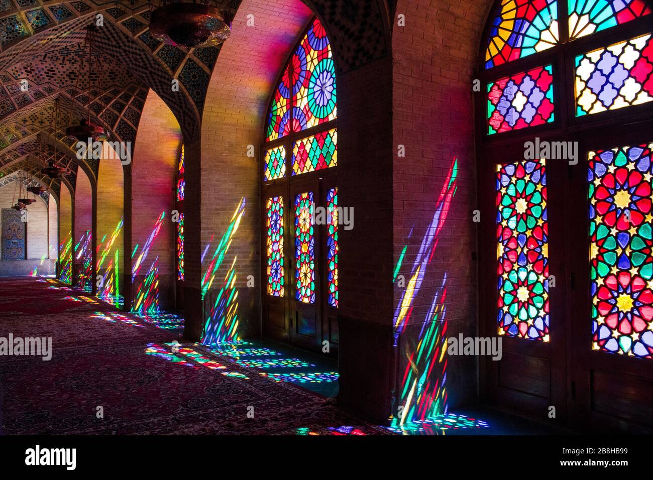 Colorfull Monument im Iran. Stockfoto