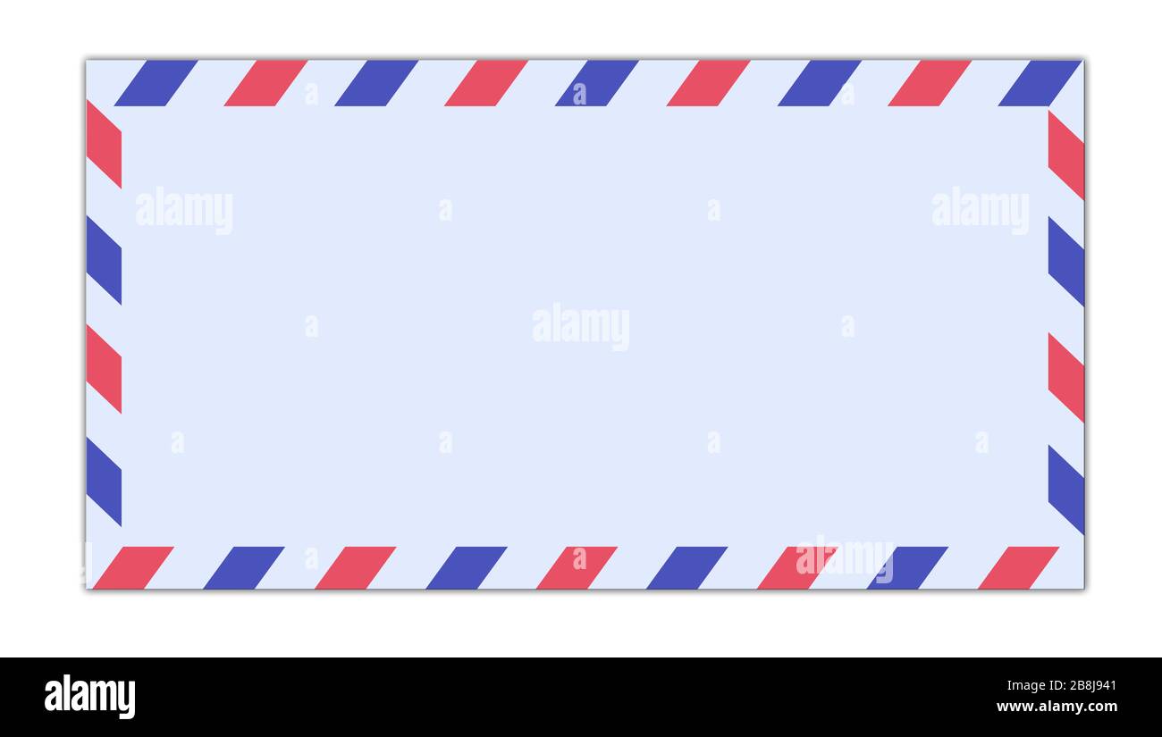 Alte Post Umschlag, Hintergrund Stockfoto