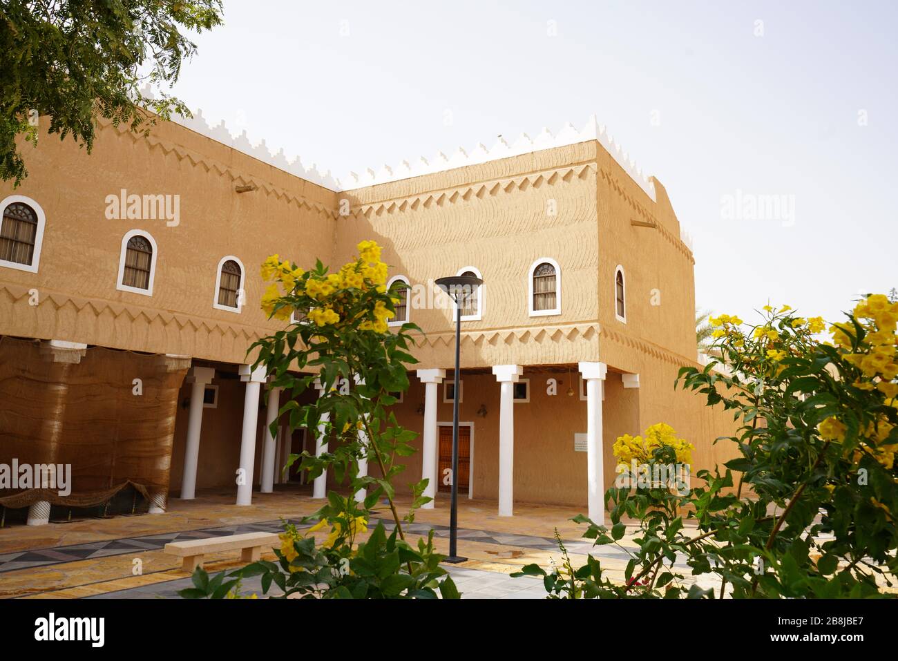 Riad - Riad/Saudi-Arabien - 07. März 2020: Blick auf den Murabba-Palast Qasr al Murabba ist ein historisches Gebäude Stockfoto