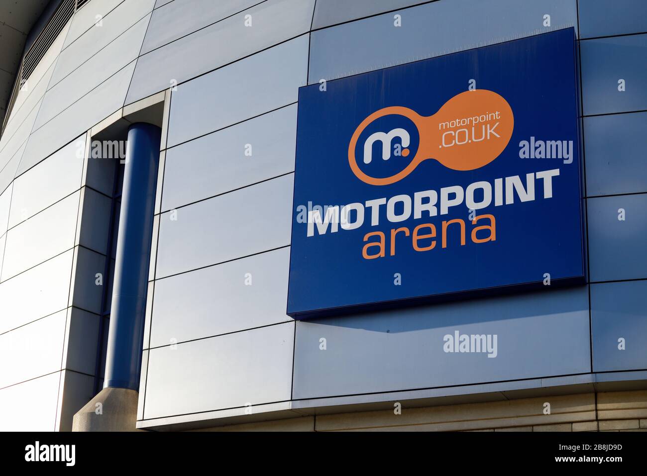 Konzert- und Eisring der Nottingham Motorpoint Arena. Stockfoto