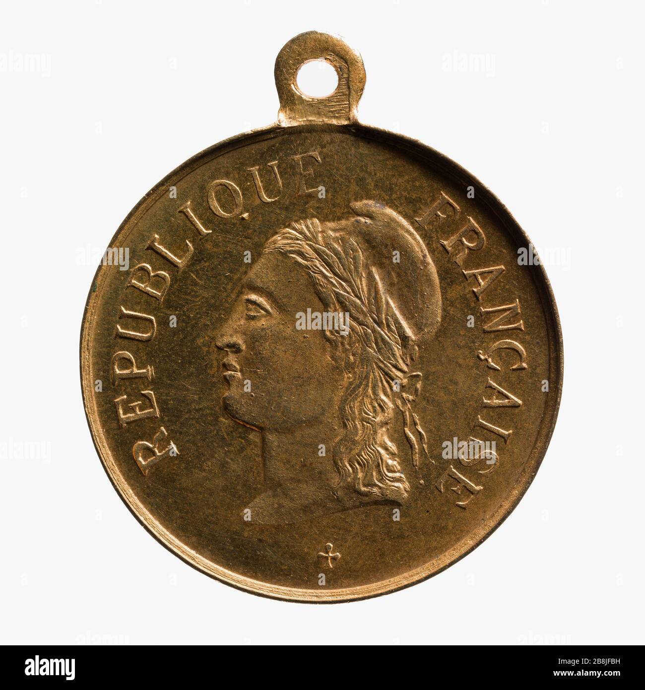 Nationalfeiertag, 14. Juli 1882 Médaille commémorative de la Fête nationale, 14 Juillet 1882. Paris, musée Carnavalet. Stockfoto