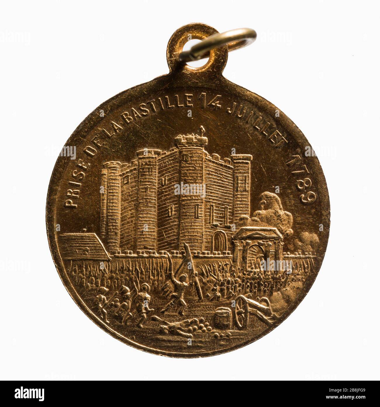 Nationalfeiertag, 14. Juli 1882 Médaille commémorative de la Fête nationale, 14 Juillet 1882. Paris, musée Carnavalet. Stockfoto