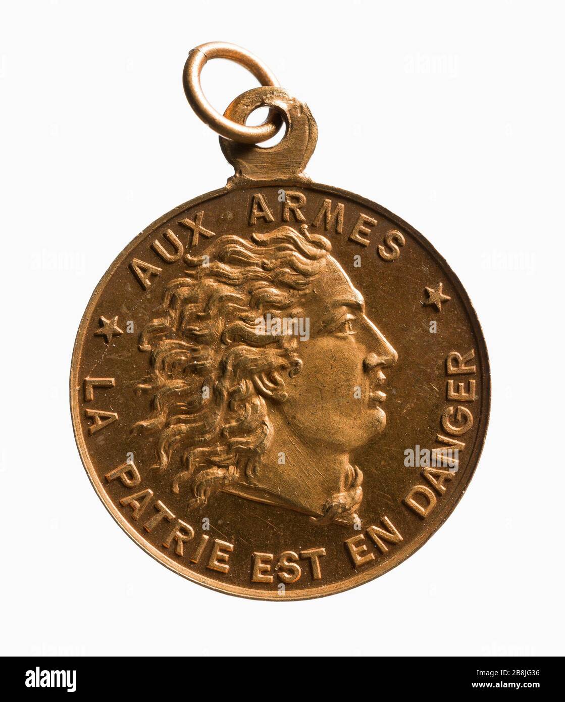 Mobile Guard to National Defence, September 1870 (Dummy Title) Garde mobile pour la Défense nationale, septembre 1870. Cuivre et dorure, 1870. Paris, musée Carnavalet. Stockfoto