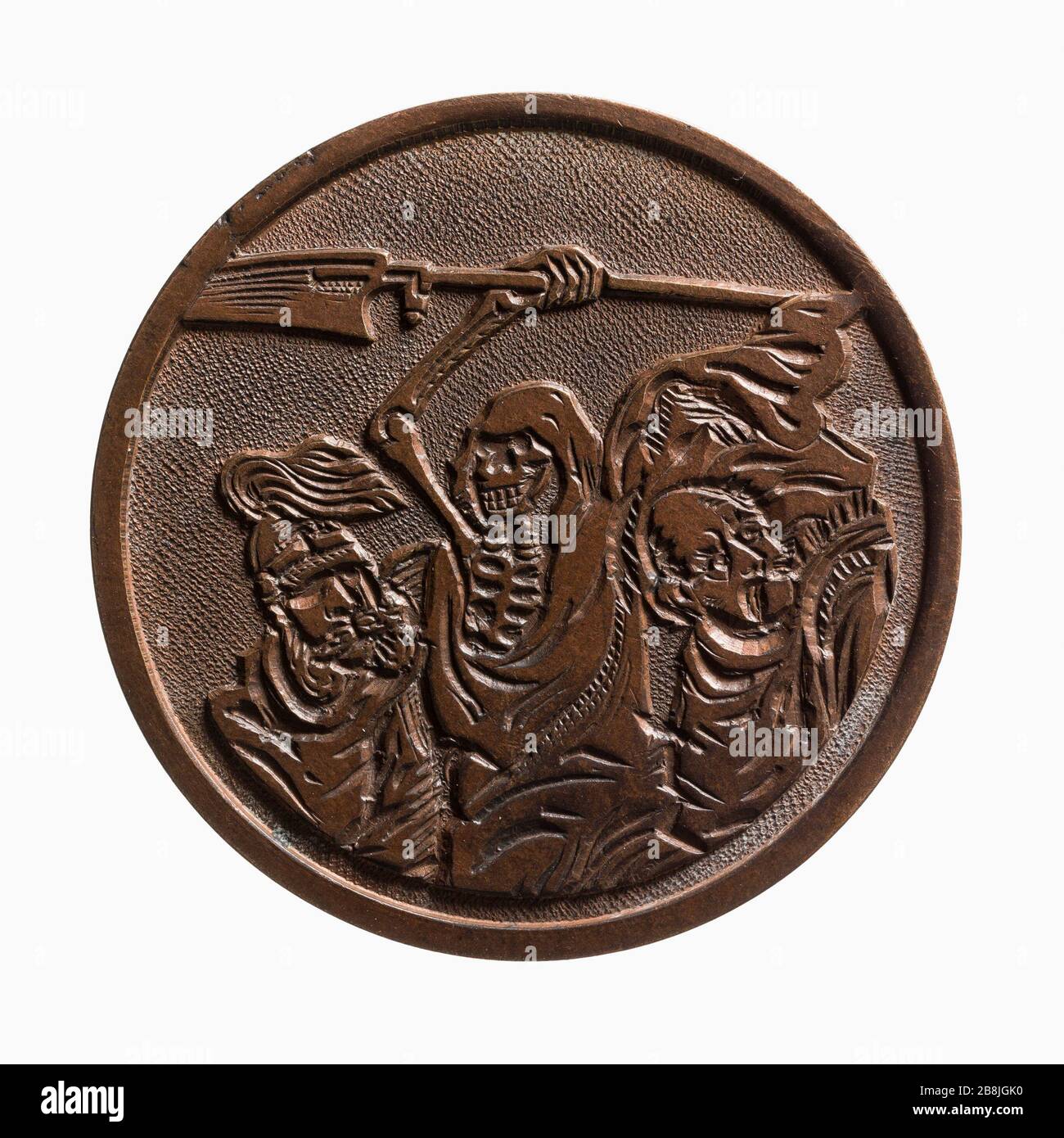 Unbestimmt, neunzehnten Jahrhunderts (Dummy-Titel) Indéterminé, XIXe siècle. Cuivre. Paris, musée Carnavalet. Stockfoto