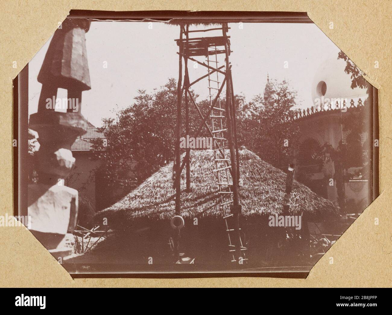 Album der Universalausstellung von 1900. Dahomey Anonyme. Album de l'Exposition universelle de 1900. Dahomey. 1900. Musée des Beaux-Arts de la Ville de Paris, Petit Palais. Stockfoto