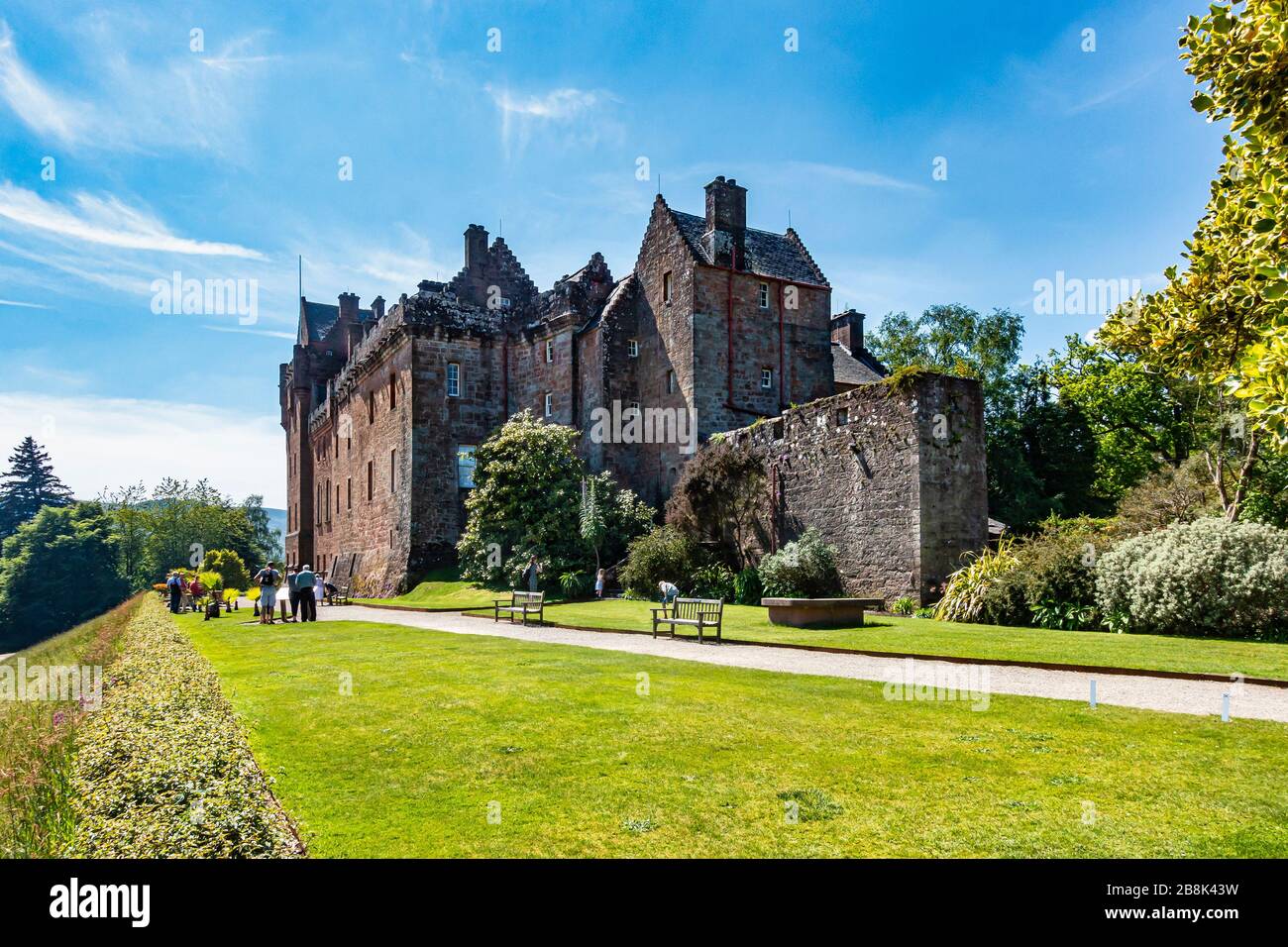 Brodick Castle, Garten und Country Park in der Nähe von Brodick in Arran Argyll & Bute Scotland UK Stockfoto