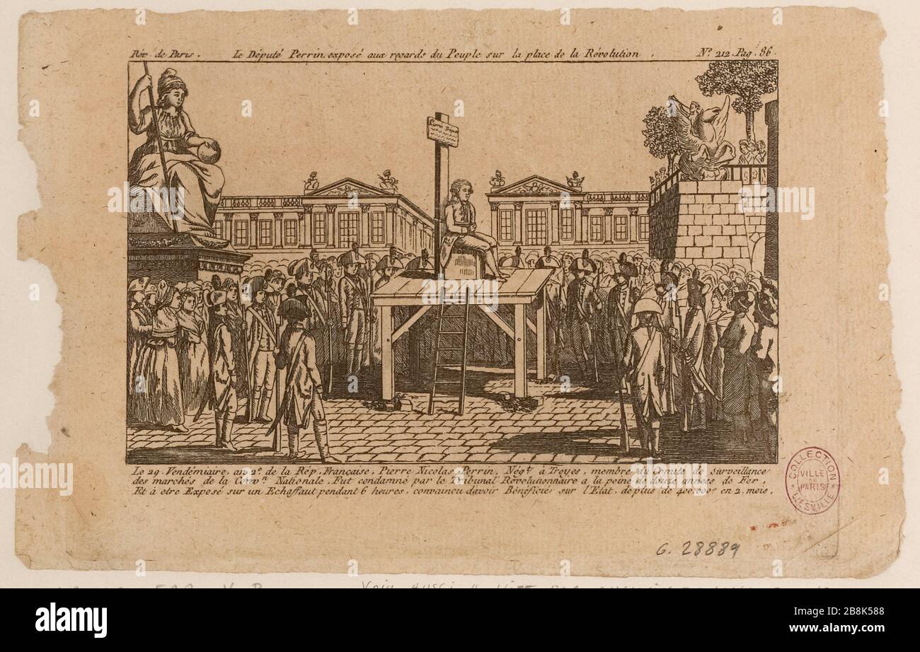 Rev. Aus Paris. Perrin hat den Augen der MPP-Leute auf den Ort der Revolution ausgesetzt - N º212 P.86 (TI). Stockfoto