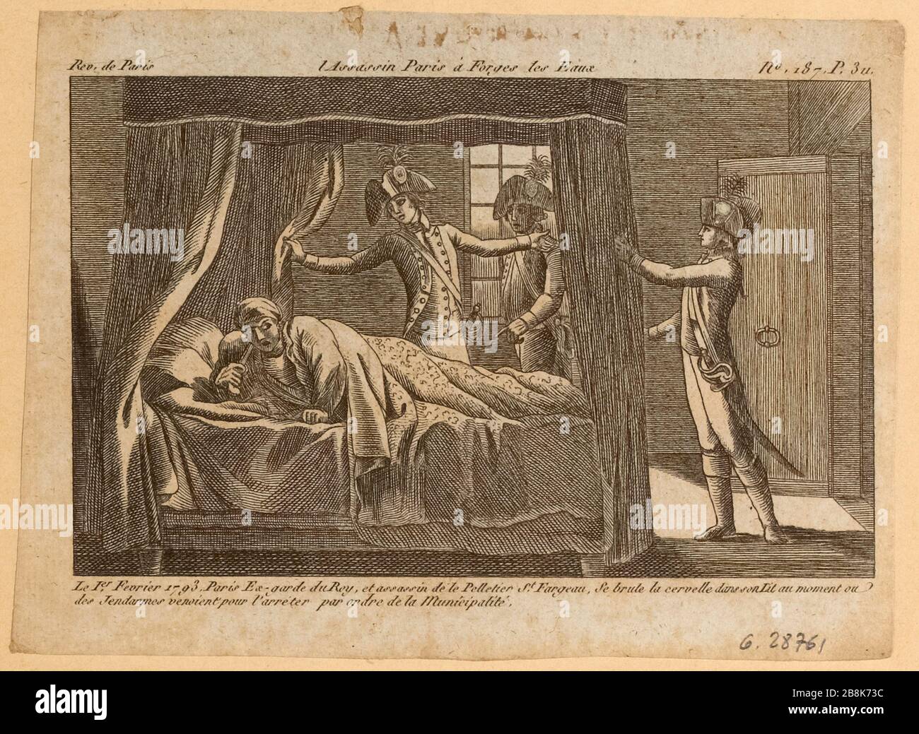 Der Assassin Paris zu Forges les Eaux (TI) Stockfoto