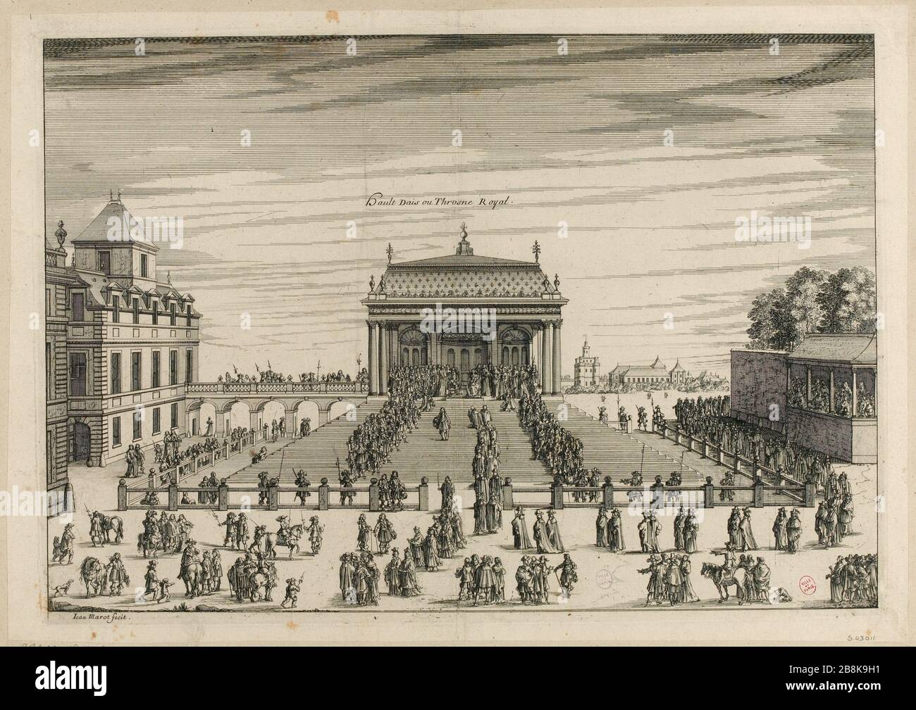 Hault Dais oder Throsne Royal. (TI) Stockfoto