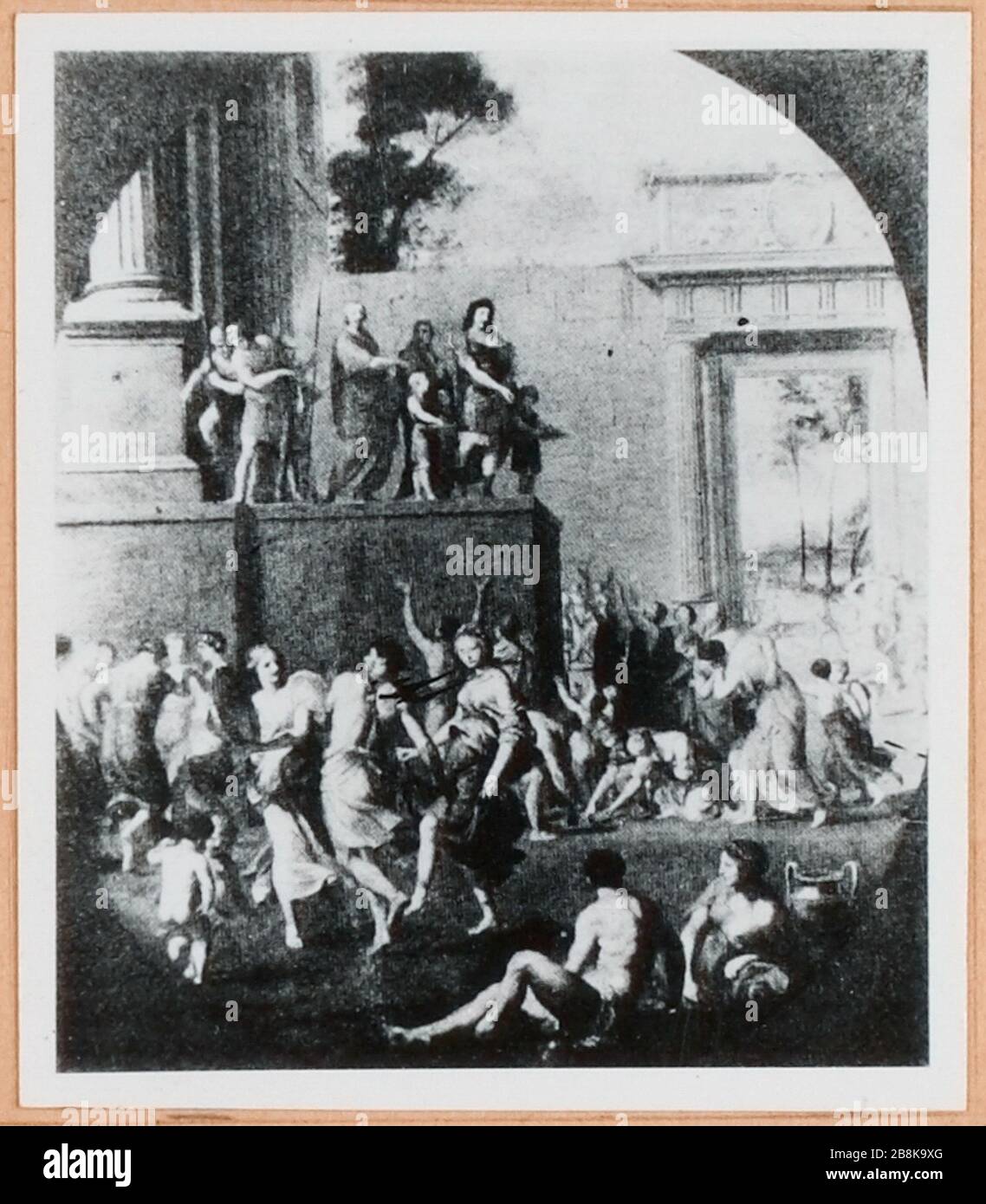 Reproduktion des Gemäldes: Die Freiheit von Ludwig XIII. Und Kardinal Richelieu von Jacques Stella (TA) Stockfoto