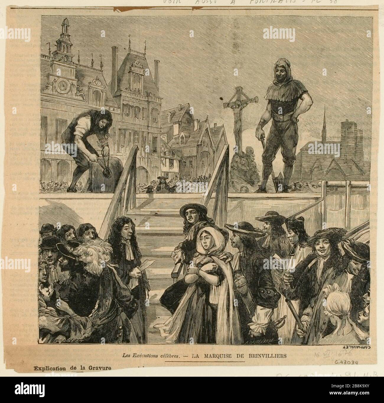 Berühmte Hinrichtungen. - das Festzelt (TI) Stockfoto