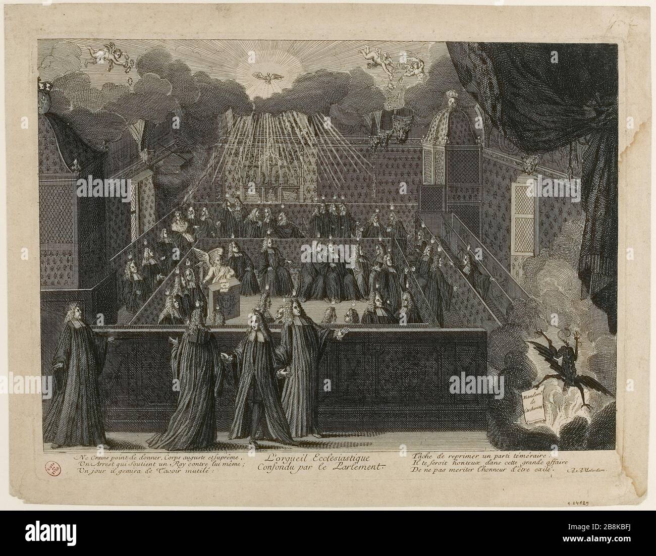 Der vom Parlament verwirrte Kirchenstolz. (IT) Stockfoto