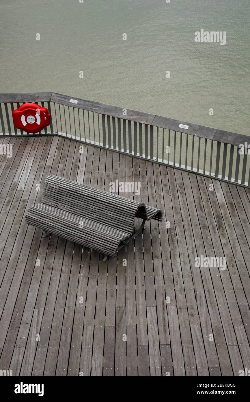 Hastings pier Stockfoto