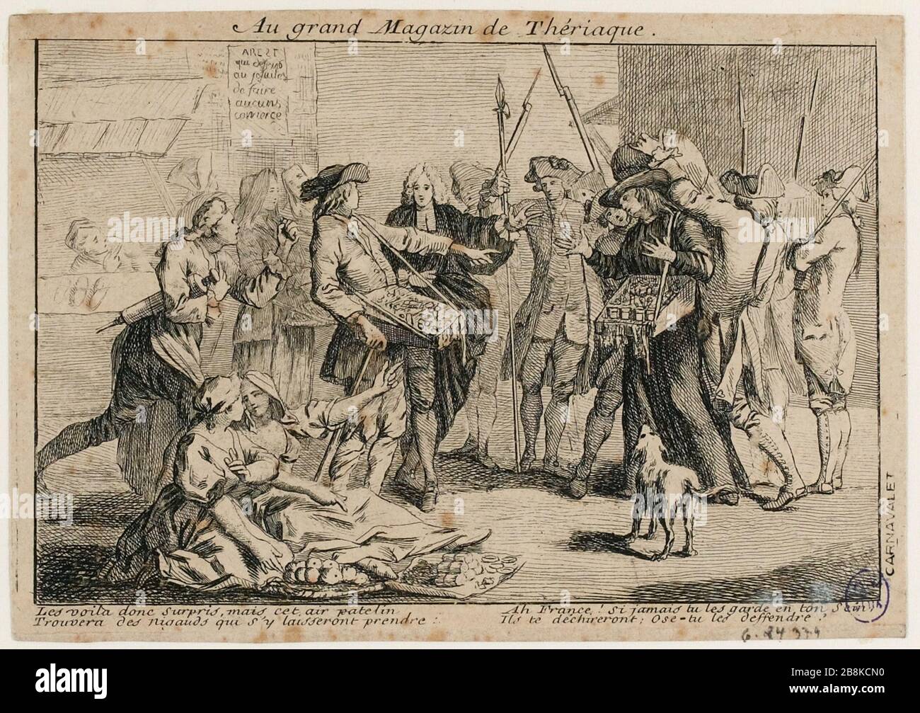 Thériaque das Geschäft. (IT) Stockfoto