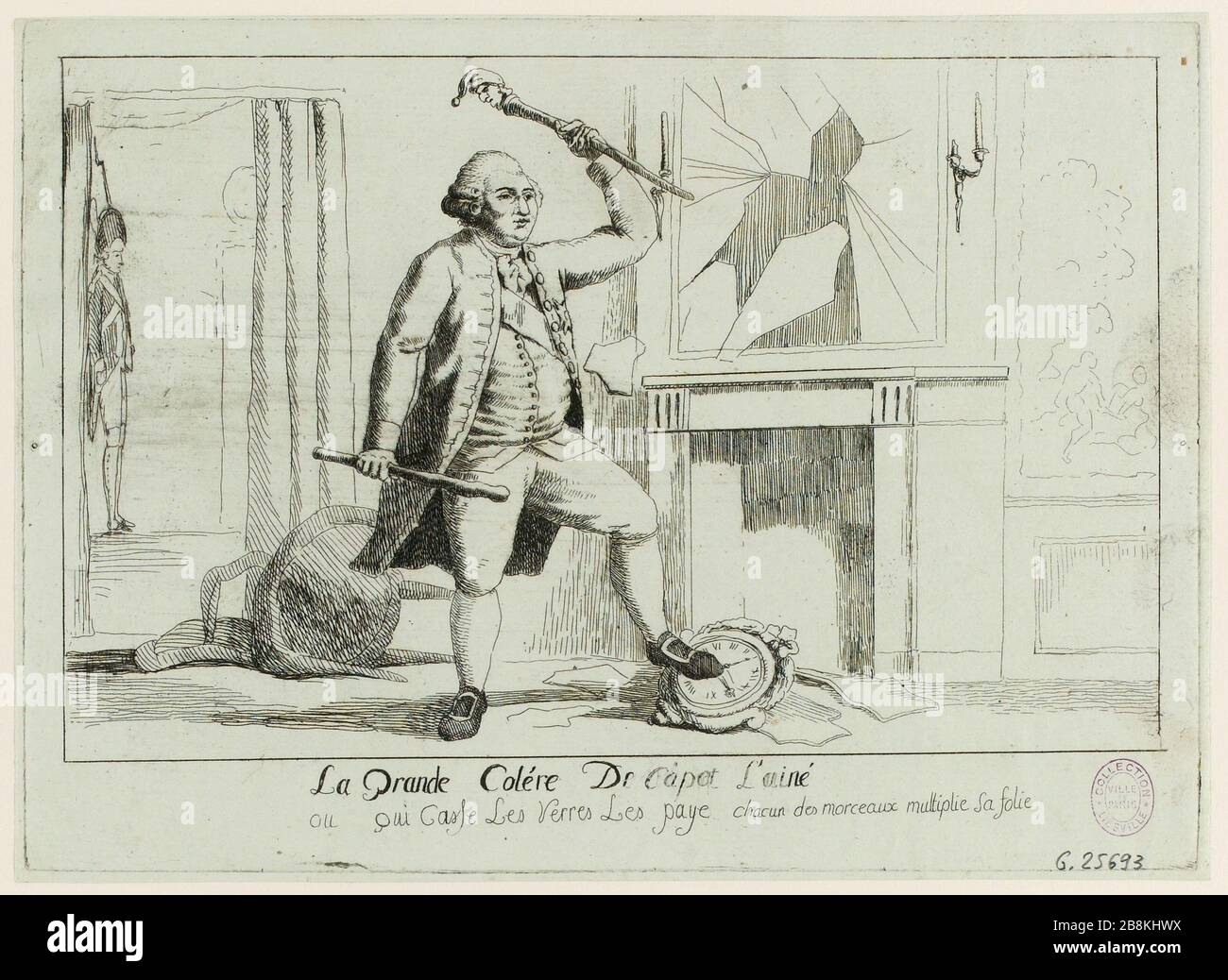 Der Zorn des ältesten Kindes von Capet. (IT) Stockfoto