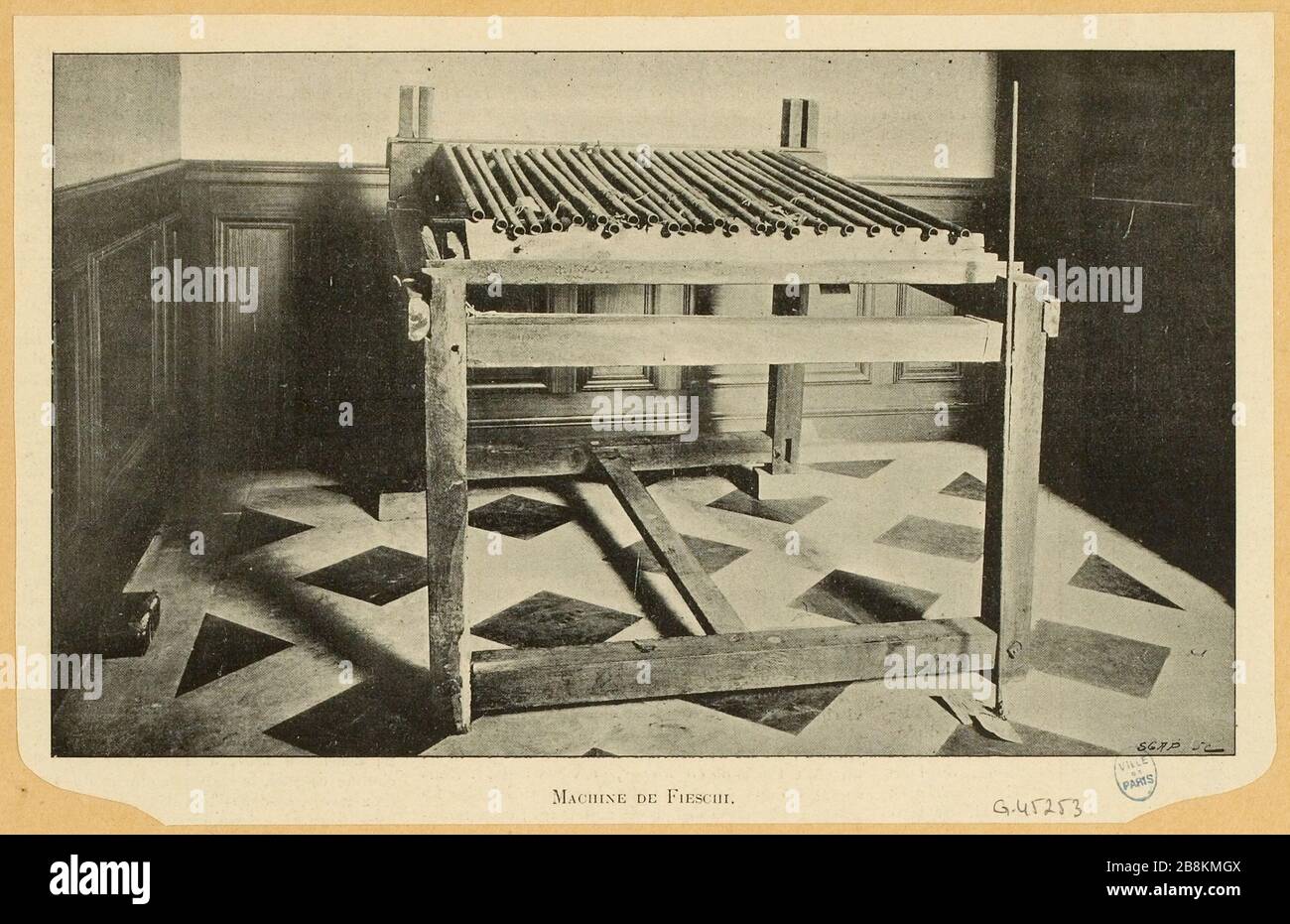 Maschine Fieschi. (TI) Stockfoto